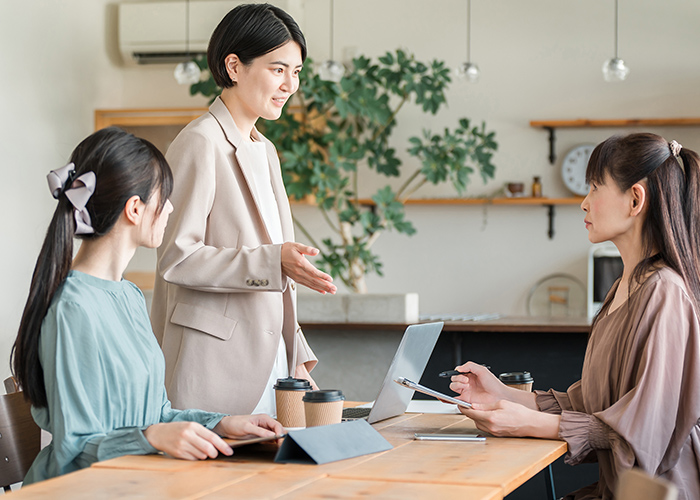 オフィスでも浮かない、上品さがうれしい♪