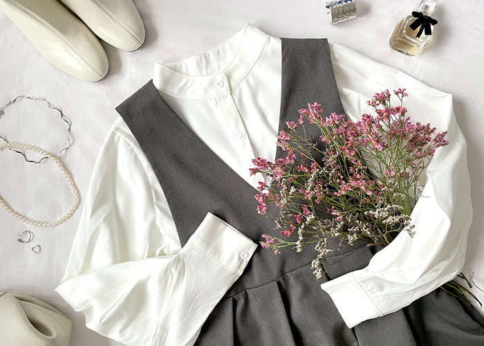 ワンピースやフェミニンコーデに似合うイースターネイル